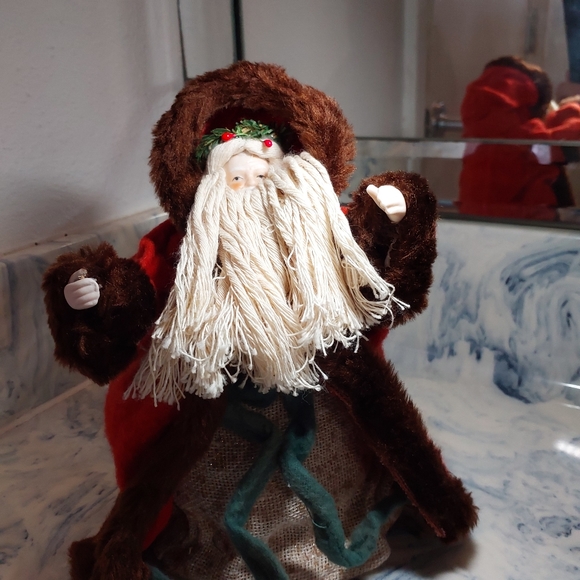 Santa tree topper vintage style fabulous Santa - Picture 14 of 16